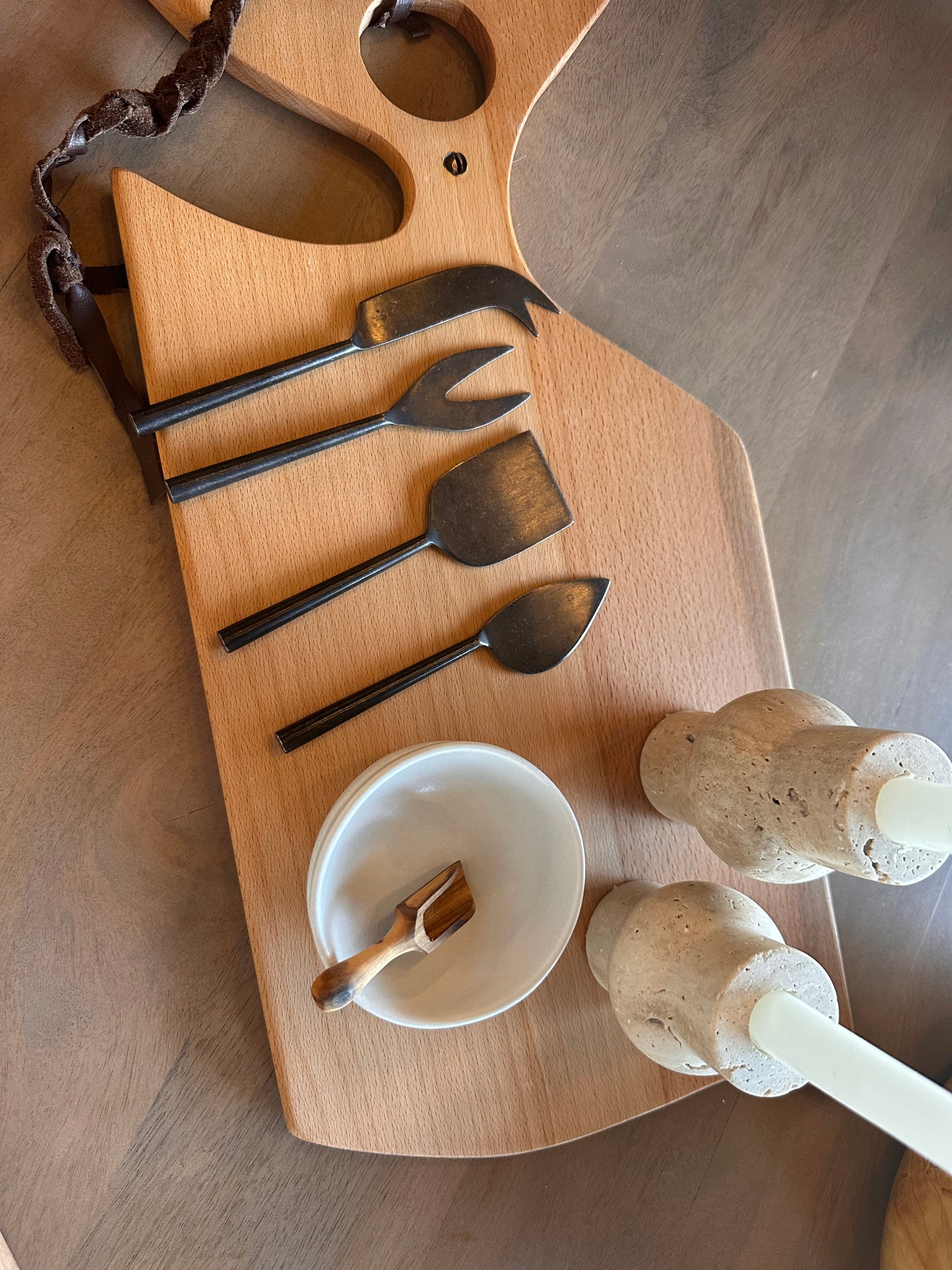 Luca Pear Wood Charcuterie board